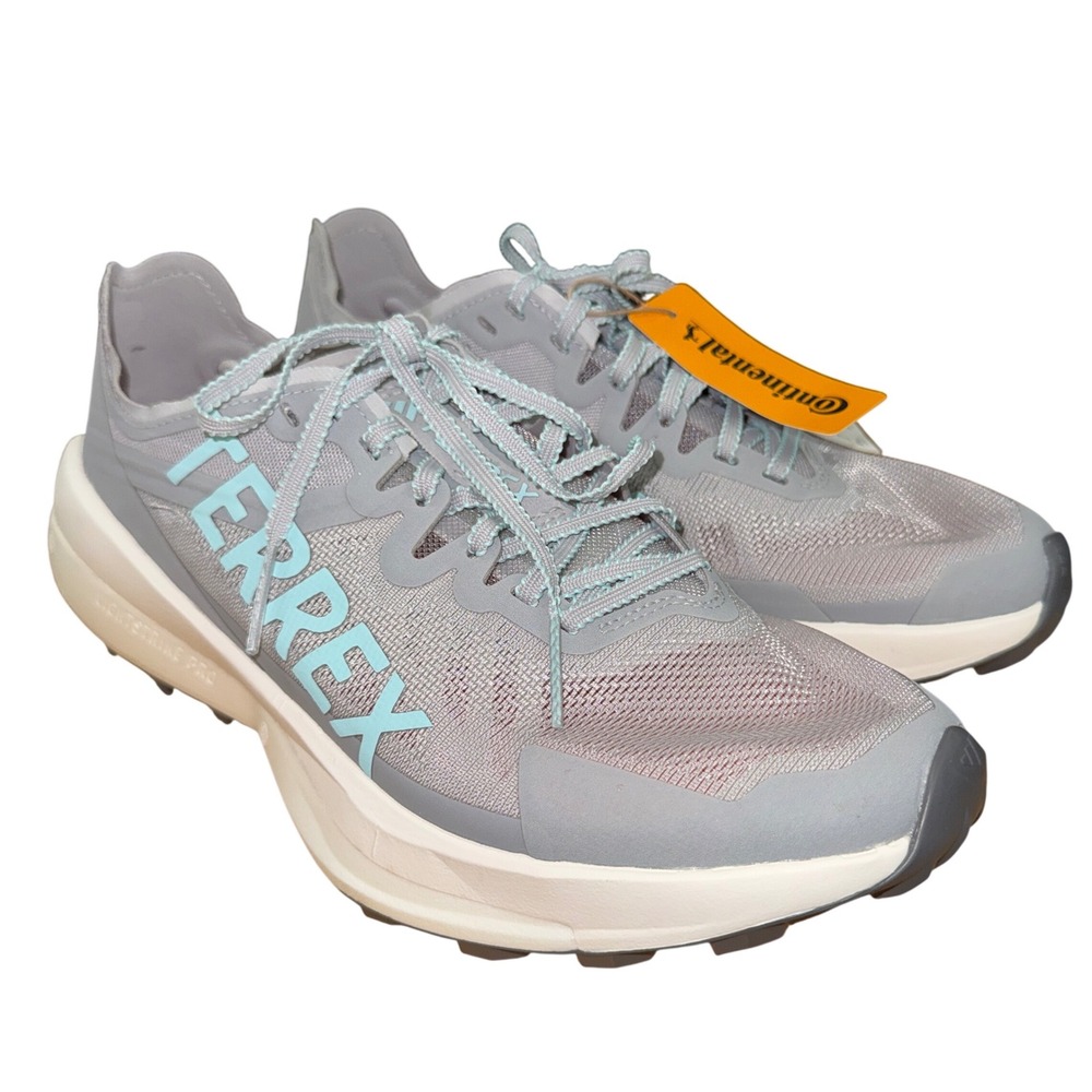 NEW Adidas Terrex Agravic Speed Womens 8.5 Trail Running Shoes Grey JR3743 Mint